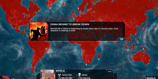 Plague Inc. Banned In China Due To “Illegal Content”