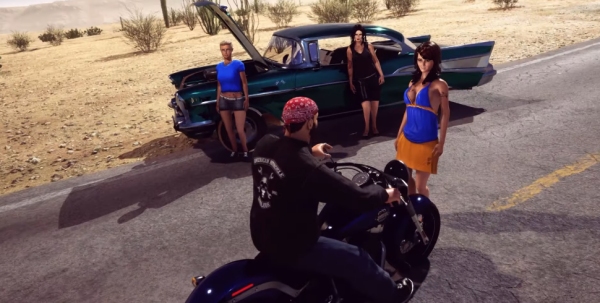 American Motorcycle Simulator Lets You Travel Across America, Visiting Strip Clubs And Bars