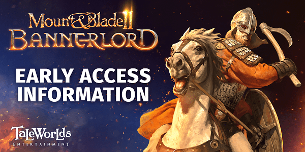 Mount And Blade 2: Bannerlord Early Access Release Date Moves Up To March 30th, 2020