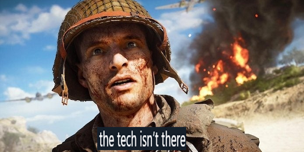 EA And DICE Further "The Tech Isn't There" Battlefield V Debacle With More Woes