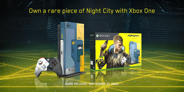 Microsoft And CD Projekt Red Reveal New Cyberpunk 2077 Xbox One X Bundle