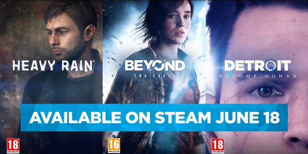Heavy Rain, Beyond Two Souls And Detroit: Become Human Heading To PC Via Steam On June 18th