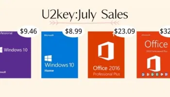 Summer Sale: Windows 10 Pro with $9.46 and Office 2016 Pro with $23.09